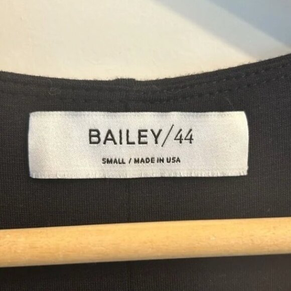 BAILEY 44 by Anthropologie Faux Wrap Rayon/Spandex Midnight/Navy Midi Dress S - Picture 7 of 9